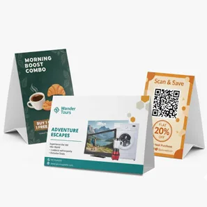 Table Top Tent Cards